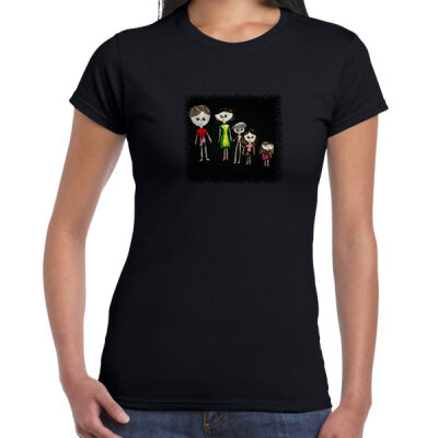 Our Family Artist Tee  - Women's 'Gildan' Slim T-Shirt Thumbnail