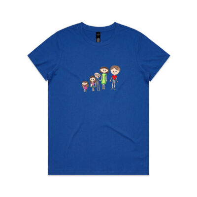 Our Family Artist Tee  - Women's Maple Tee Thumbnail